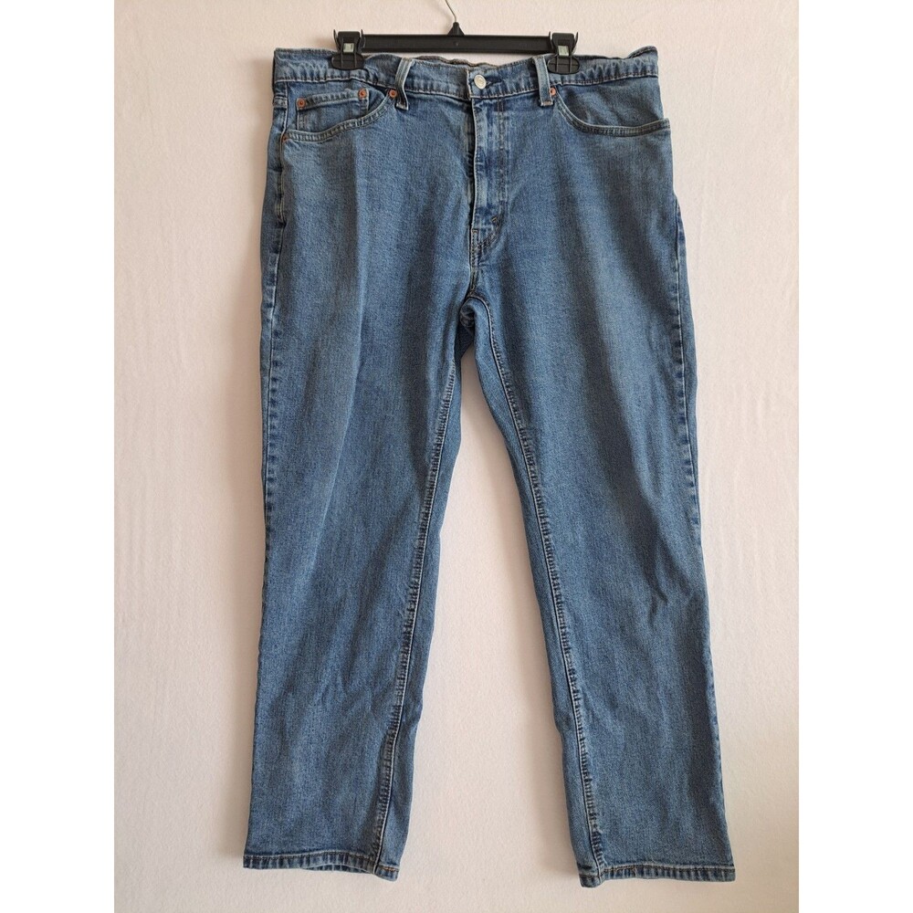 Levi's 541 Blue Denim Stretch Athletic Fit Men's 38x30 Pre-owned See Description